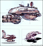 [转载]星球大战starwars科幻战舰飞船剖面结构图集