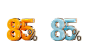 85%