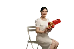 白裙母亲母亲节母女亲情人物免抠元素