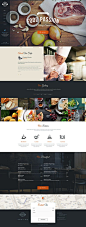 https://www.behance.net/gallery/19410677/The-Gourmet-Food-WP-Skin-Theme #web #design #webdesign: 