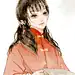 古风手绘插画 鸦青染/绘