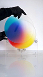 A Kinetic Wall Sculpture by Felipe Pantone Spins in a Hypnotic Reel of Endless Color