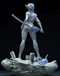 赛博朋克女孩 - Niva - 3D 打印模型