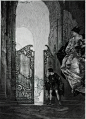 富兰克林·布斯（Franklin Booth，1874-1948）20世纪初的流行杂志插画家，是美国最早的现代ex libris设计师之一，年少时误以为杂志上刊印的版画是钢笔画，因此来用笔墨进行临摹练习，阴差阳错之下具有独特的个人风格插图风格。他的钢笔画中各种灰阶层次很丰富，暗部灰阶可以拉 ( (126)