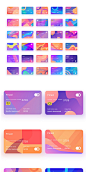 创意时尚色彩高端会员金融银行信用卡VIP卡片AI设计素材模板S313-淘宝网