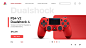 controller Dualshock Gamer Gaming interfaceweb playstation Sony UI/UX user Web