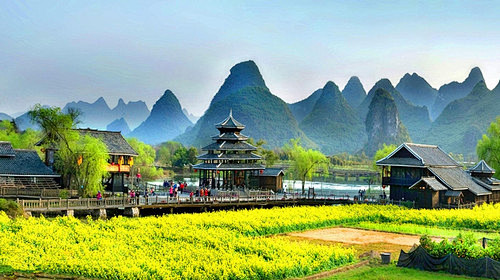 全景爸妈游/0购物，缆车登顶金坑/20元背景地/千年传承漓江渔火，江边下午茶，本味地道美食，288元礼包__出发_途牛