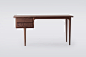 单边两屉工作桌 手工家具 梵几·家具品牌 fnji furniture online shop