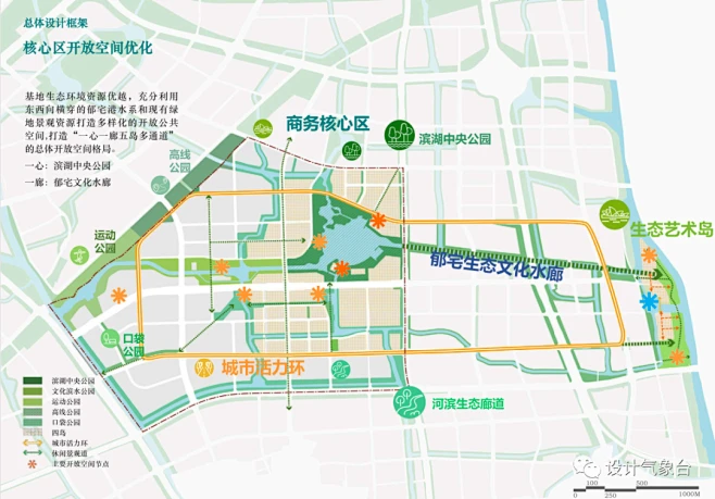良渚新城核心区规划城市设计-花瓣网