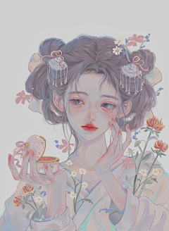 若梦离琴采集到厚涂