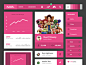 Dribbble UI Kit & 2 Invites!