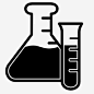 试管烧杯化学图标_88ICON https://88icon.com 试管 烧杯 化学 教育 实验 实验室 研究 科学