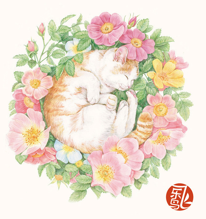 《莳花绘-花猫》——钟声敲响的零点、阳光...