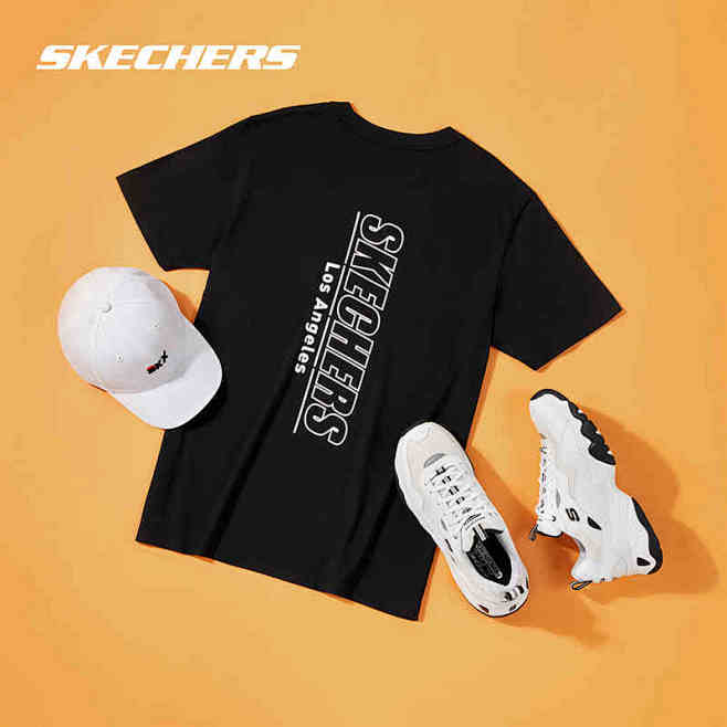 Skechers斯凯奇2020春夏针织圆...