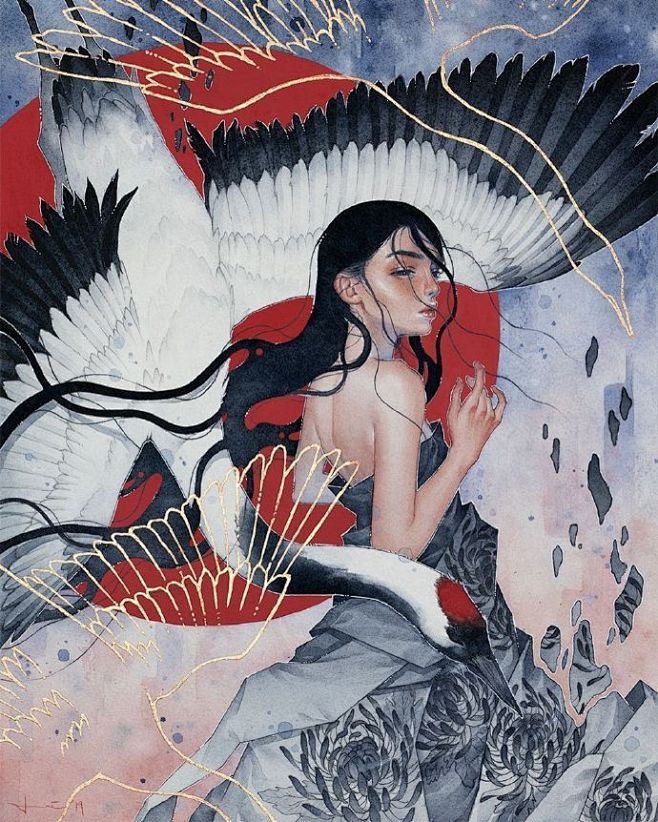 插画艺术家 kelogsloops 一组...
