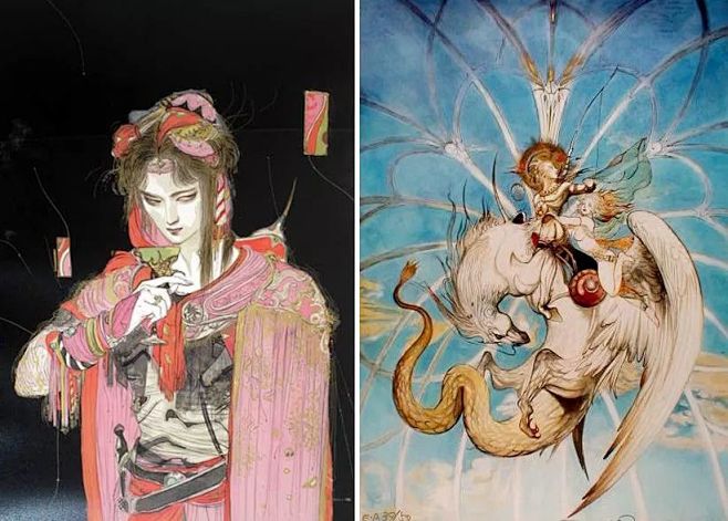 天野喜孝，这个一手描绘了“最终幻想”世界的男人，来魔都开展了_