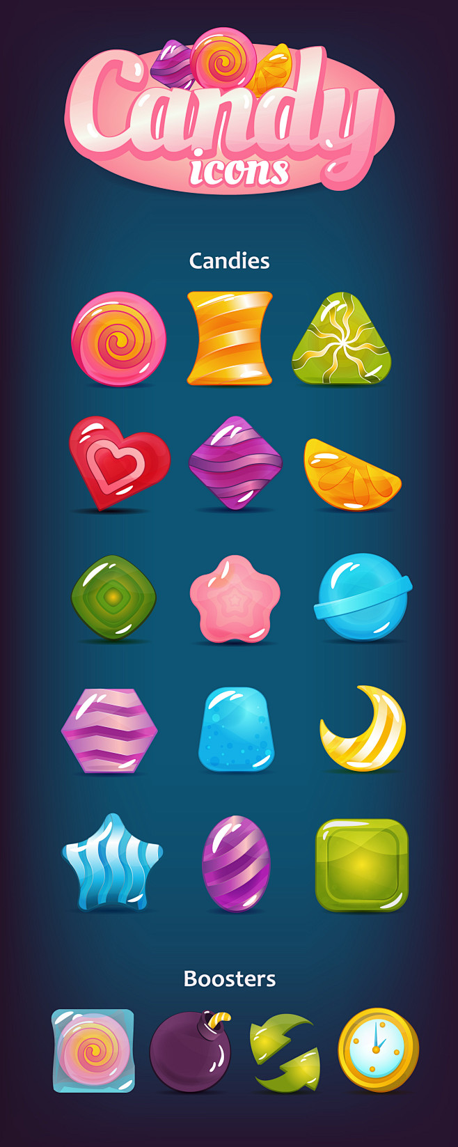 Candy Icons Pack for...