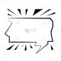 手绘-漫画对话气泡基础装饰-SVG10