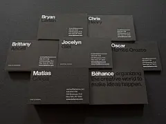 黑色商业名片设计 - 视觉中国设计师社区