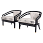Open Frame Lounge Chairs, Attributed to Harvey Probber For Sale