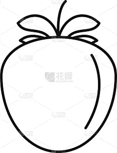 环境,轮廓,计算机图标,高雅,柿子树,农业,清新,几何形状,食品,维生素