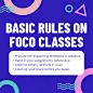 Simple Fashion Classes Rules Introduction Instagram Post