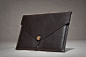 瑞典P.A.P Leather Laptop Cover 13''黑色皮套