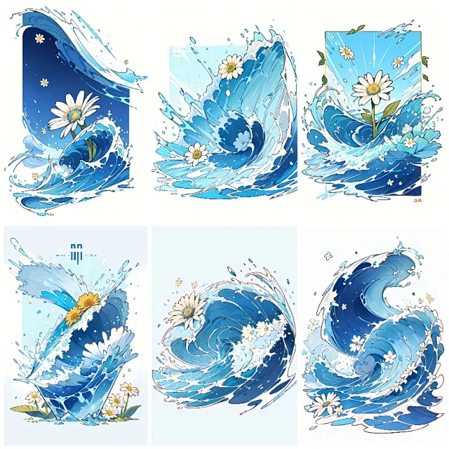 水浪手稿