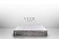 Empty concrete table top on concrete gradient background,  Template mock up for display of your product.