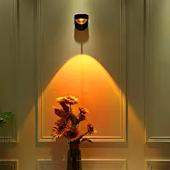 背景壁灯明装射灯网红日落充电灯客厅夕阳彩色酒吧小山丘壁画射灯-淘宝网