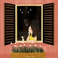 Paco_Yao 原创插画 禁止商用 柠檬树 你说对爱太专注容易孤独 这句话什么意思 我不清楚