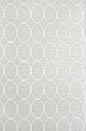 Sonoma Wallpaper Light Grey wallpaper with geometric oval design in White.