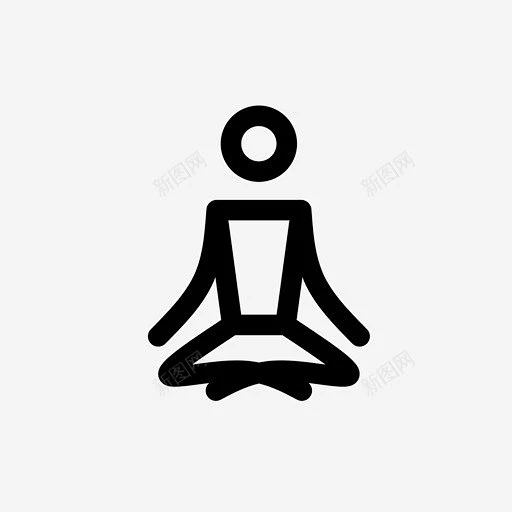 瑜伽姿势健身柔韧性图标 UI图标 设计图片 免费下载 页面网页 平面电商 创意素材-花瓣网