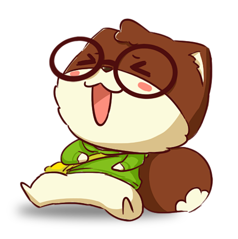 三只松鼠松鼠小贱大笑