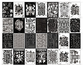 毕业设计作品-实验性字体设计