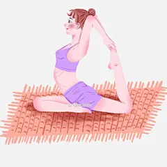 手绘可爱做瑜伽的女孩人物设计图片大小2000x2000px 图片尺寸1.51 MB 来自PNG搜索网 pngss.com 免费免扣png素材下载！插画#健身#美女#美容#女孩#女生#清新#人物#手绘#瘦身#运动#装饰图案#做瑜伽#
