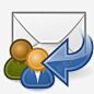 邮件回复所有actionsicons图标高清素材 all contact envelop letter mail message reply response 信 信封 响应 回复 所有 消息 联系 邮件 邮件icon 邮件回复图标 邮件回复箭头 UI图标 设计图片 免费下载 页面网页 平面电商 创意素材