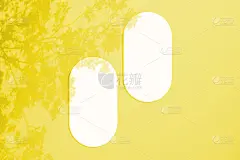 照亮潘通的2021年色彩。以极简风格模拟卡片。空白椭圆形式与圆形边缘。完美的婚礼邀请和贺卡。