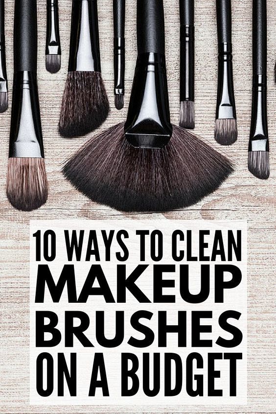 Cleaning your makeup...