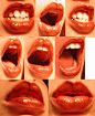 Reference Images for Artists: Photo lips references