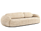 3 seater wool sofa CORAL | Sofa by Paolo Castelli