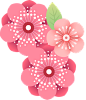 樱花 桃花日式农历新年传统年画迎新PNG免扣素材