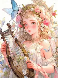 绝美人物插画