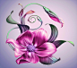 General 1600x1422 artwork flowers _花草树木_T2021712
