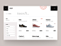 Product page - Dope Shopping UI rotterdam animation ux ui sneaker sketch shopping principle interface footprint dope brand adidas