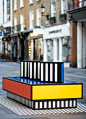 Camille Walala à la rue au London Design Festival - étapes: