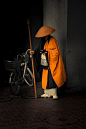 Ursa Major Redux - A monk at Shibuya Station, Tokyo by Diego Malara