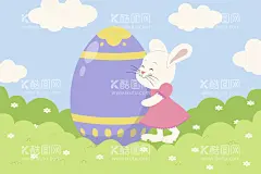 可爱兔子背景  - 源文件下载【酷图网】可爱兔子背景,小兔子背景,壁纸,复活节背景,卡哇伊,小白兔