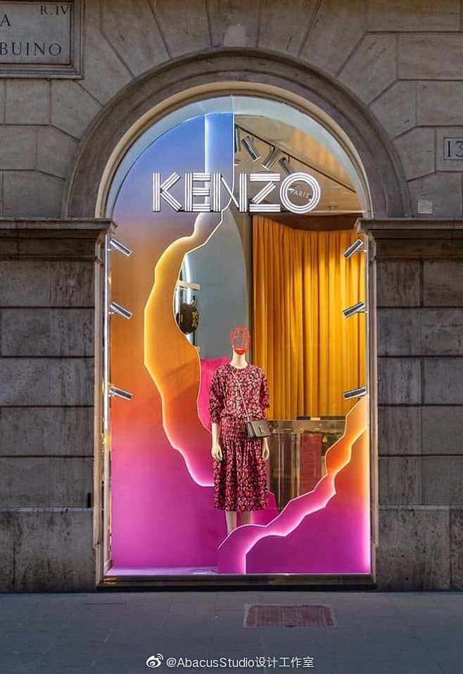 Kenzo Window陈列设计超话 ...