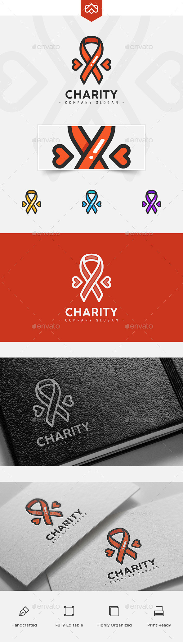 慈善标志——符号标志模板Charity ...